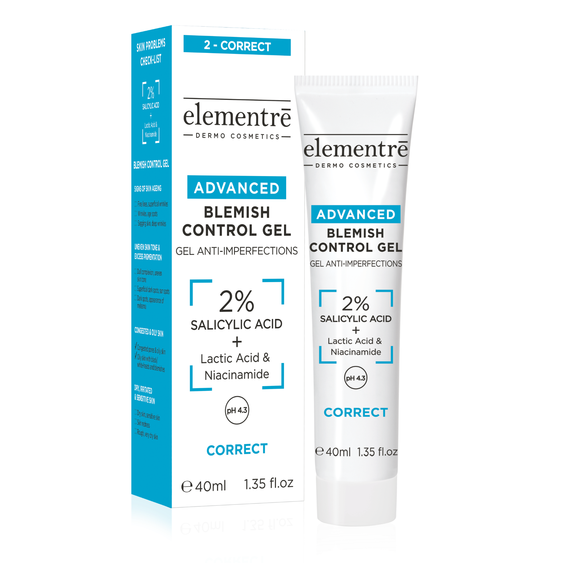 2% Salicylic Acid Advanced Blemish Control Gel – Elementrē México