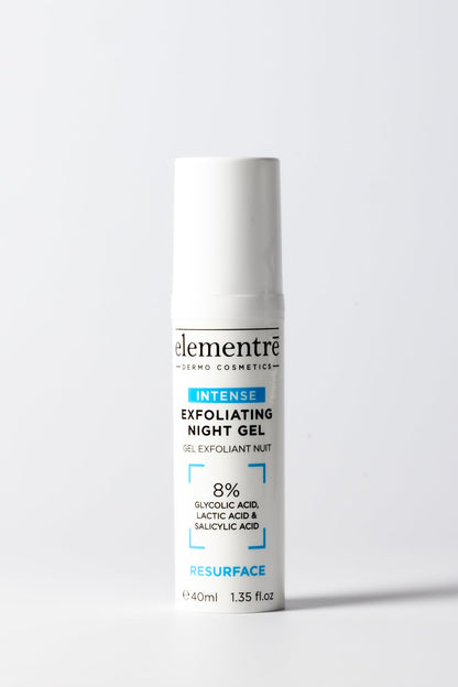 8% Glycolic, Lactic & Salicylic Acids Exfoliating Night Gel