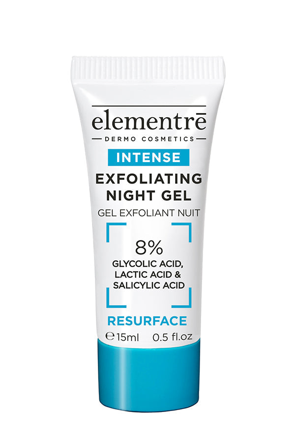 8% Glycolic, Lactic & Salicylic Acids Exfoliating Night Gel - 15ml Deluxe Sample