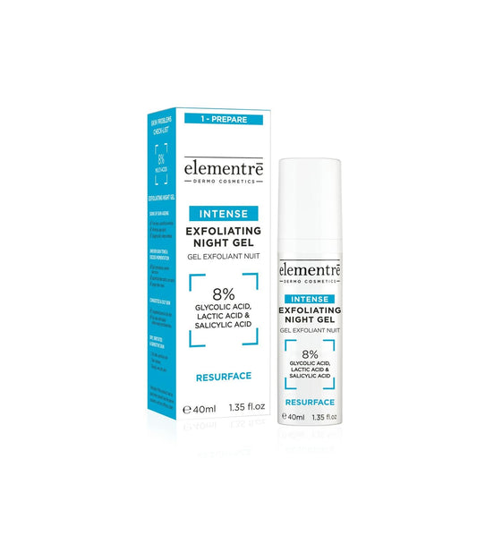 8% Glycolic, Lactic & Salicylic Acids Exfoliating Night Gel